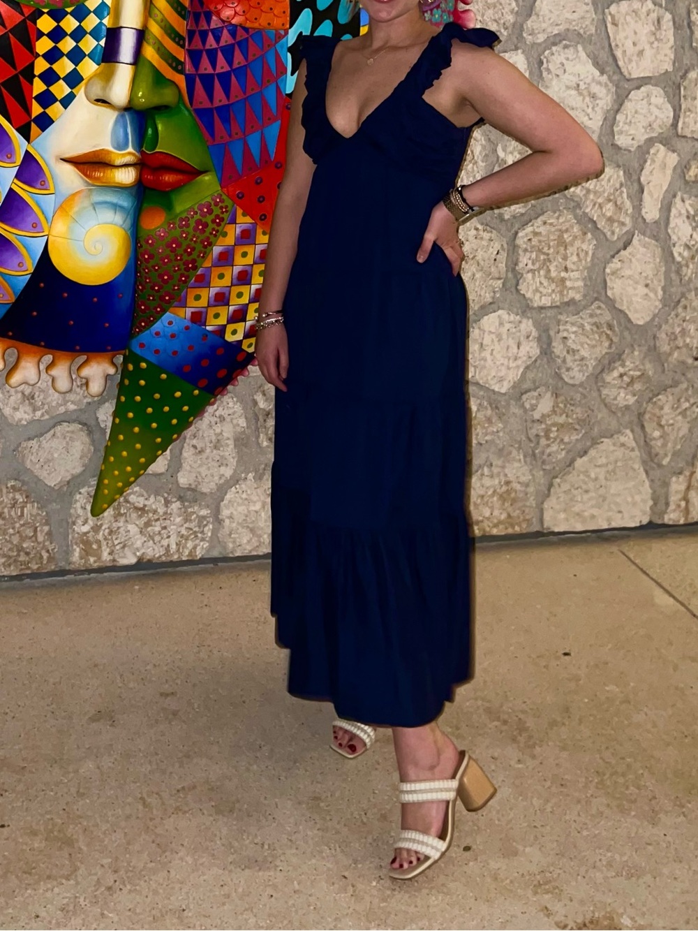 EUC Jason Wu Navy Dress